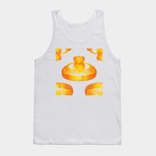 gold claddagh ring Tank Top